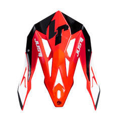 JUST1 PEAK J-18 F HEXA WHITE FLUO RED BLACK