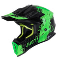  MASK FLUO GREEN TITANIUM BLACK