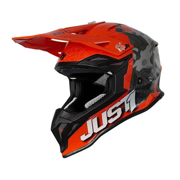 Kinetic Camo Grey Red Fluo Orange