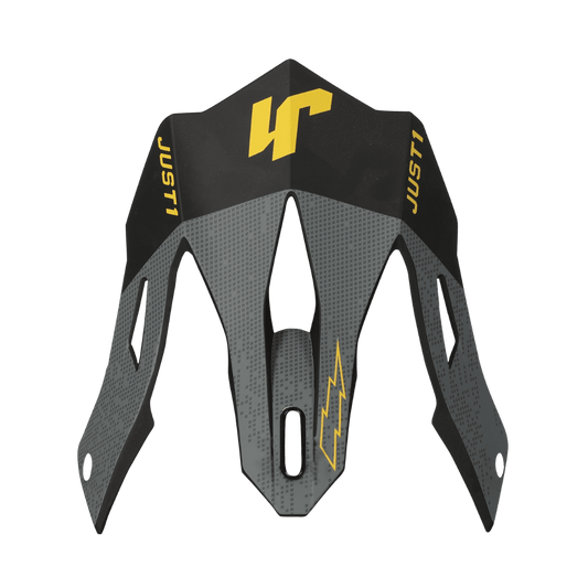 JDH PEAK DUAL GREY FLUO YELLOW CARBON - JUST1 RACING OUTLET