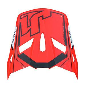 PEAK J22 CARBON FLUO 2.0 RED WHITE - JUST1 RACING OUTLET